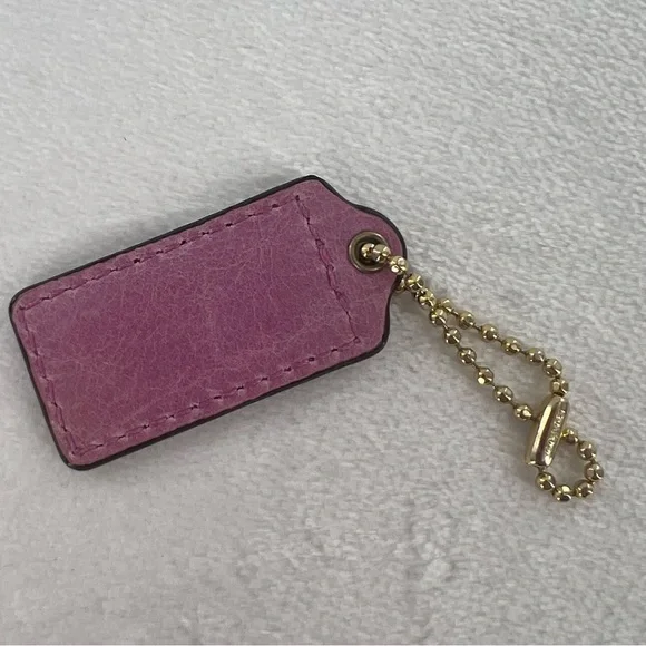Coach Pink Bag Tag - Picture 3 of 6